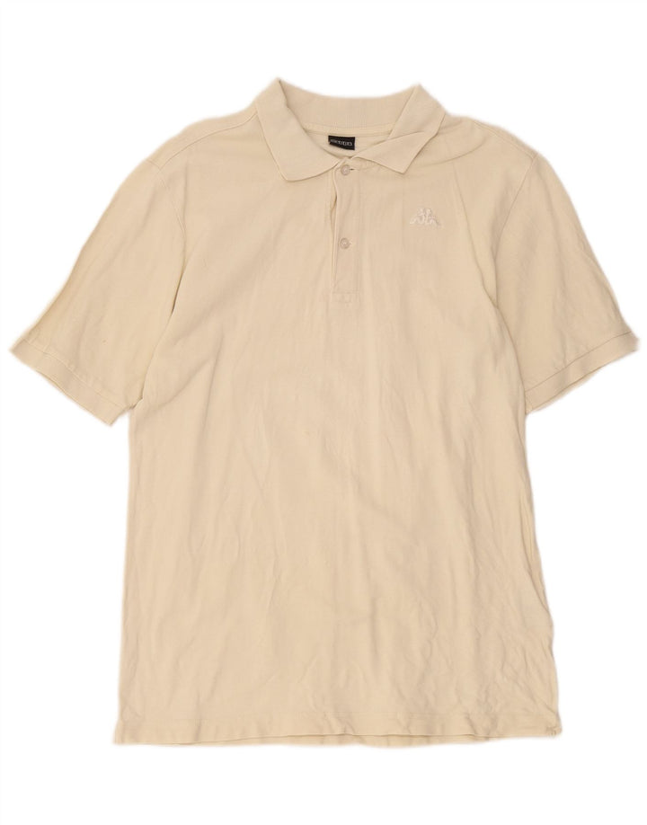 Polo Kappa Hombre Algodón Beige Medio