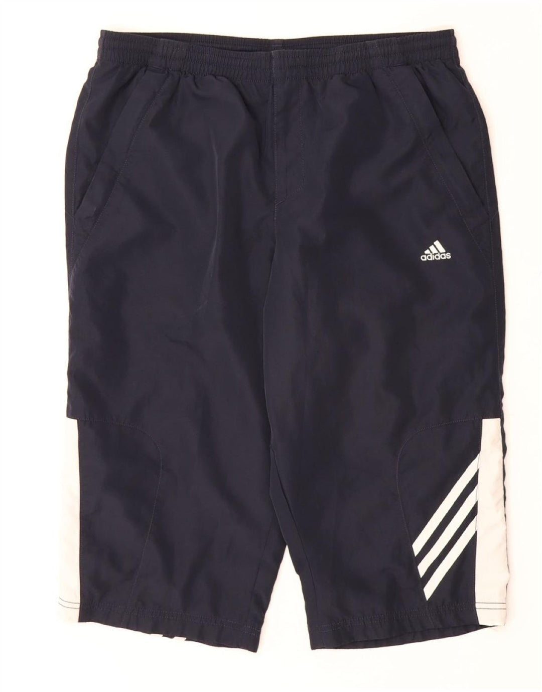 ADIDAS Mens Clima 365 Bermuda Sport Shorts Medio Azul Marino Colorblock