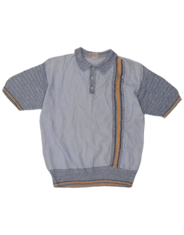 Rodrigo Polo Hombre IT 50 Lino Rayas Azul Medio