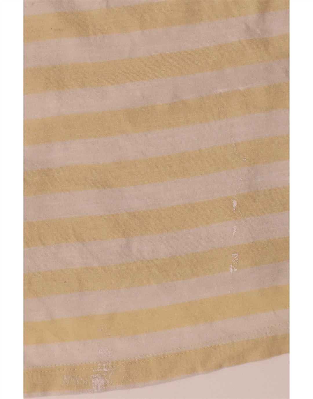 Jack & Jones Hombre Camiseta Top Medium Amarillo Rayas Algodón