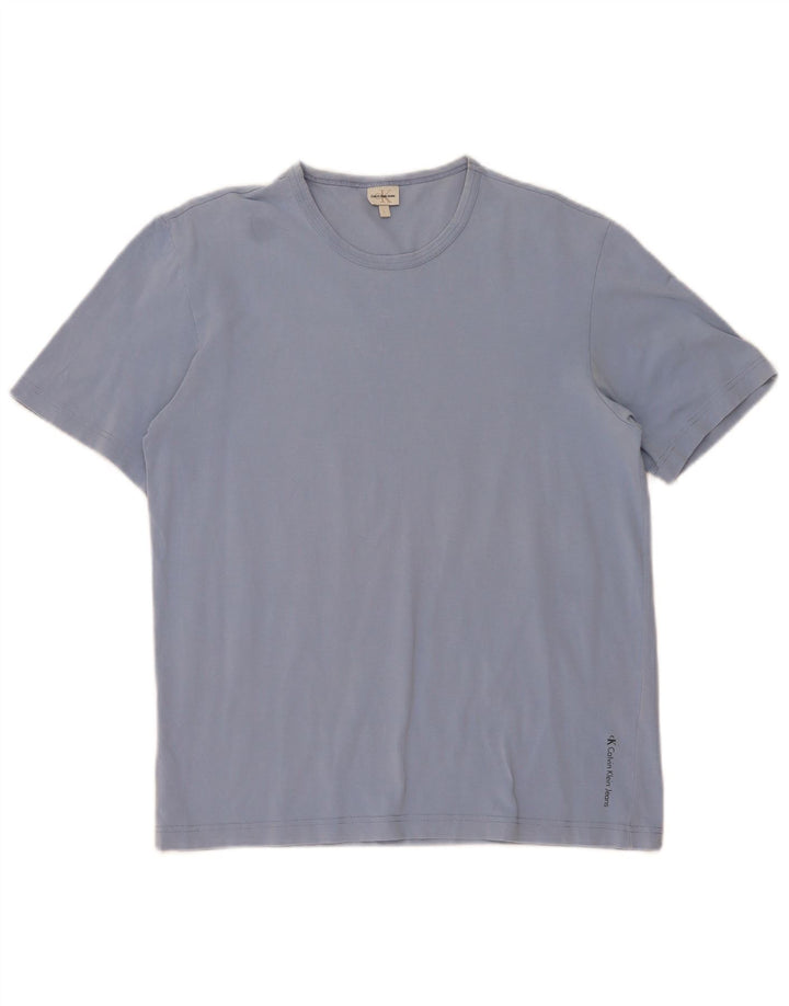 Calvin Klein - Camiseta para hombre, talla grande, color azul