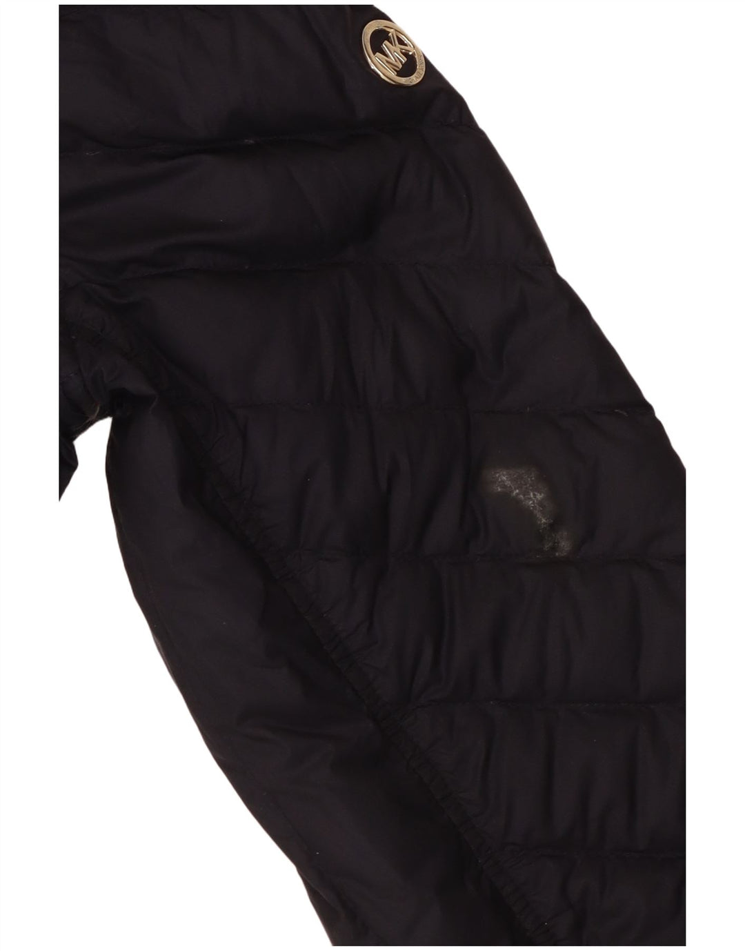 Michael Kors Chaqueta acolchada con capucha para mujer UK 14 Mediana Azul marino Poliéster