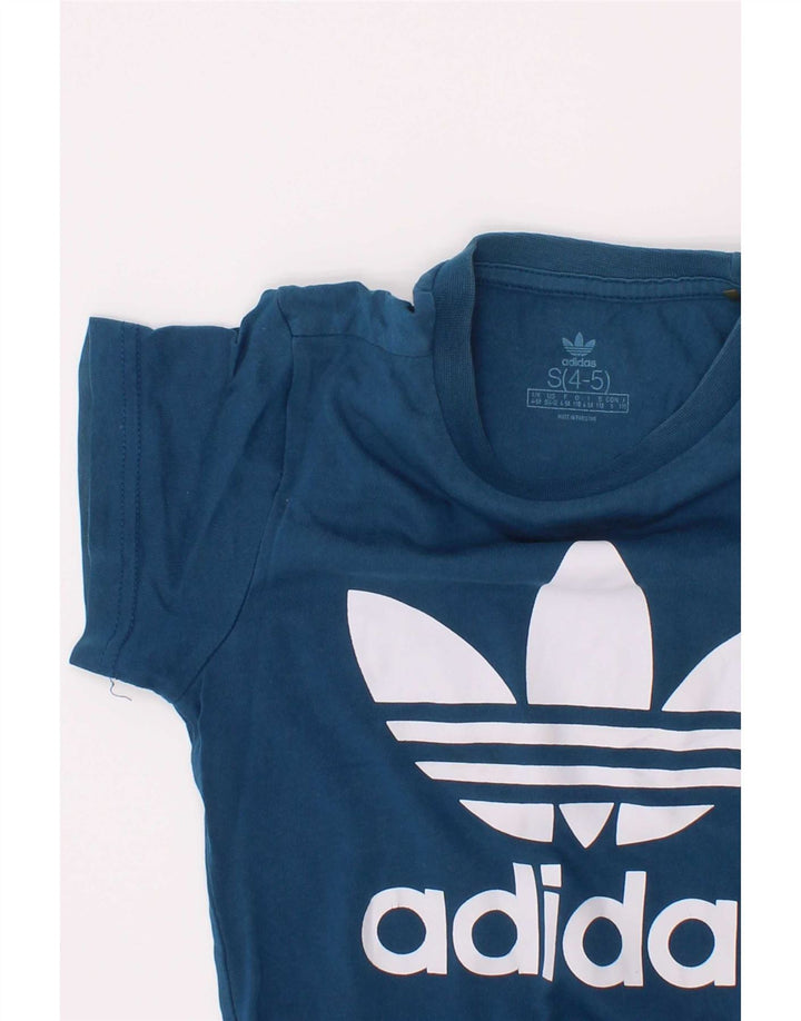 Adidas Camiseta gráfica para niños 4-5 años Small Azul