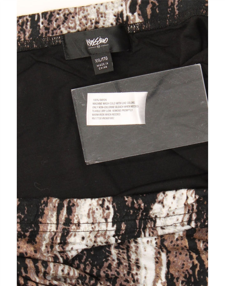MOSSIMO Falda recta para mujer 2XL W40 Rayón color block marrón