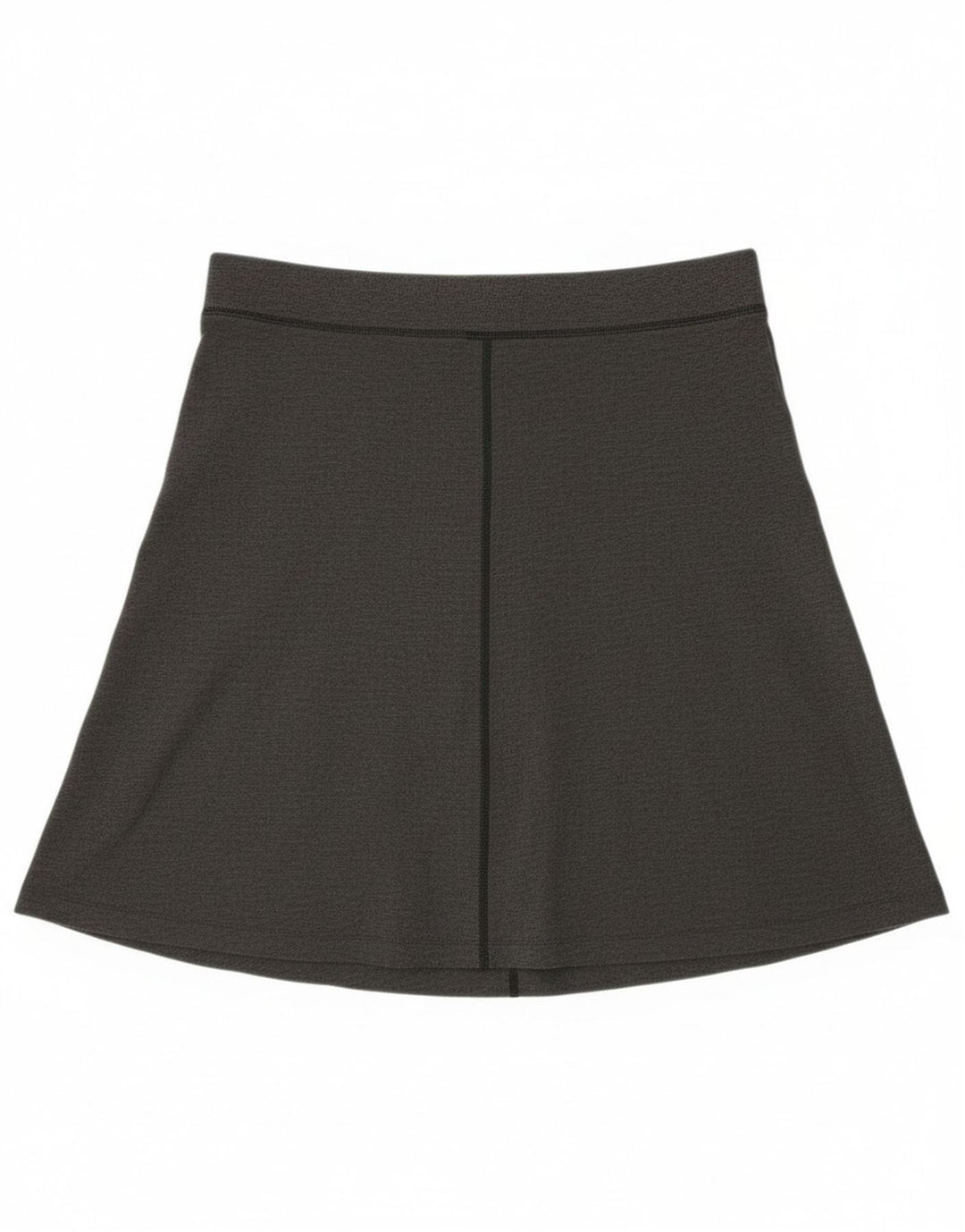 Eddie Bauer Falda Acampanada para Mujer Mediana W30 Poliéster Gris