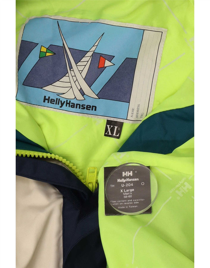 Helly Hansen Chaqueta cortavientos para hombre IT 58/60 4XL Azul marino Colorblock