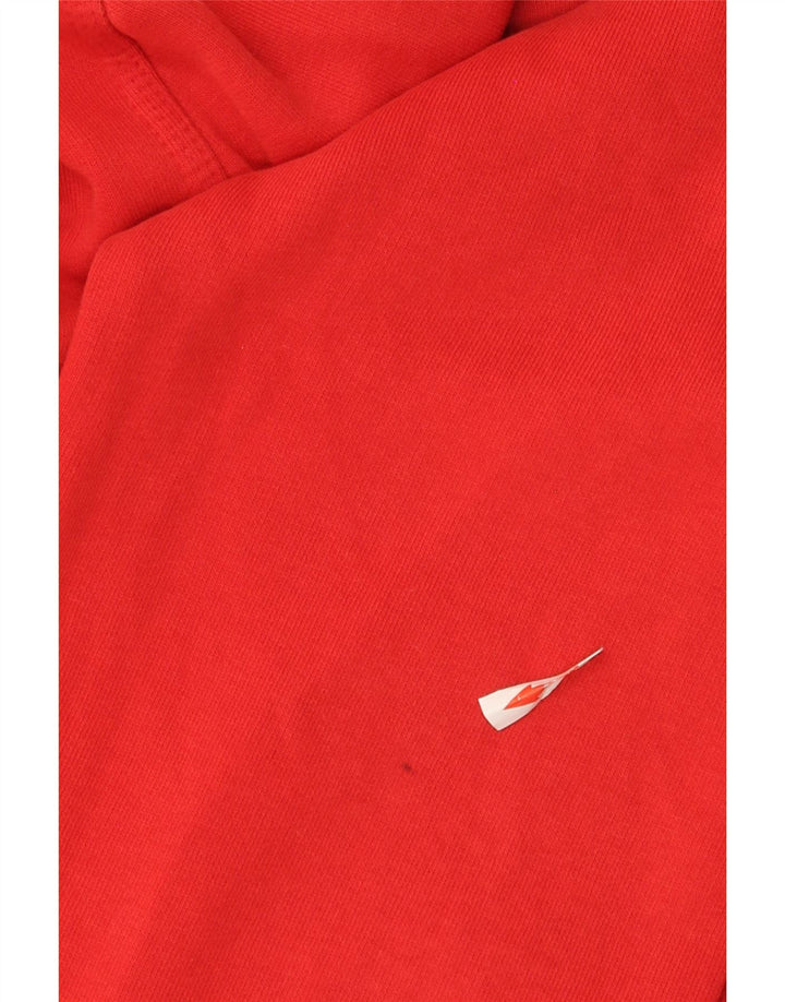 Nike - Sudadera con capucha para hombre, color rojo medio, algodón