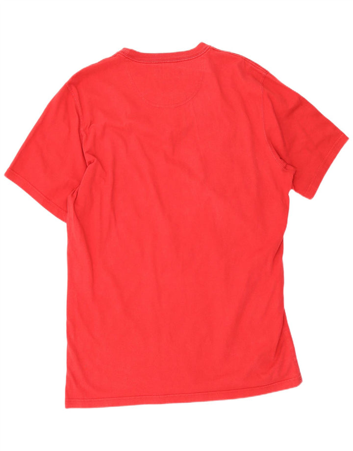 Barbour Camiseta Gráfica Hombre Top XL Algodón Rojo