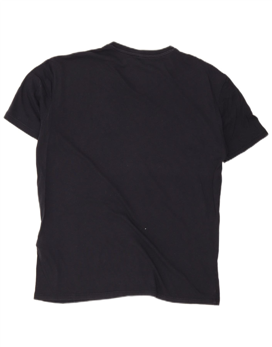 Armani Jeans Hombre Camiseta Top Grande Azul Marino Algodón