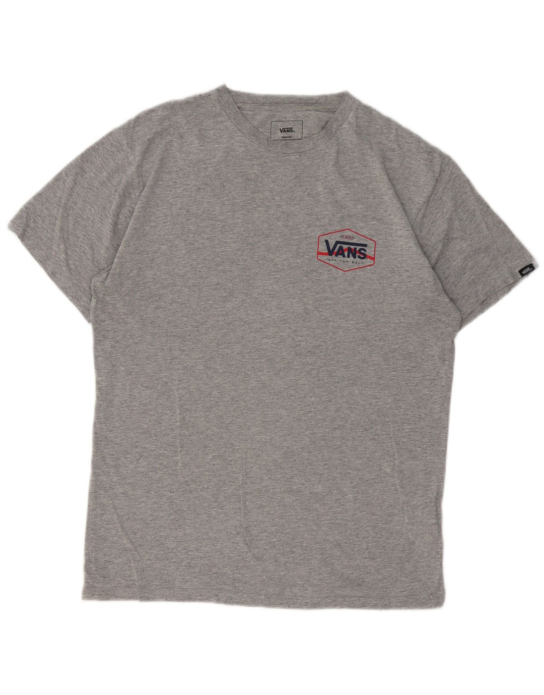 Camiseta Vans Classic Fit de algodón moteado en gris medio