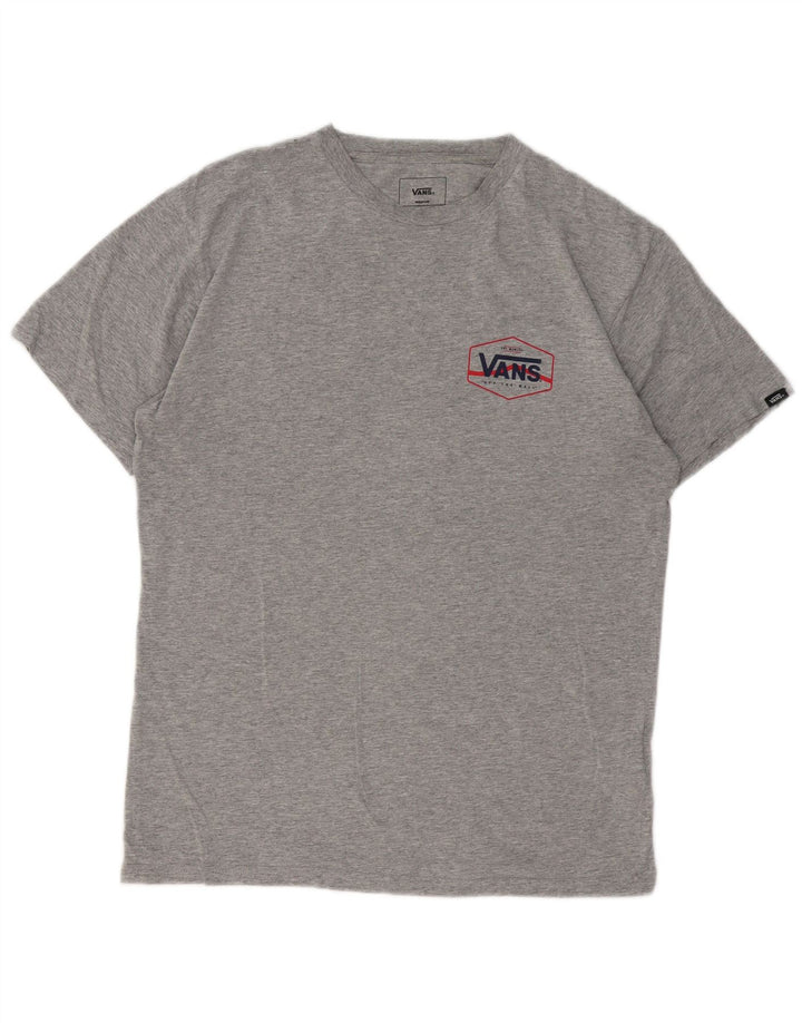 Camiseta Vans Classic Fit de algodón moteado en gris medio