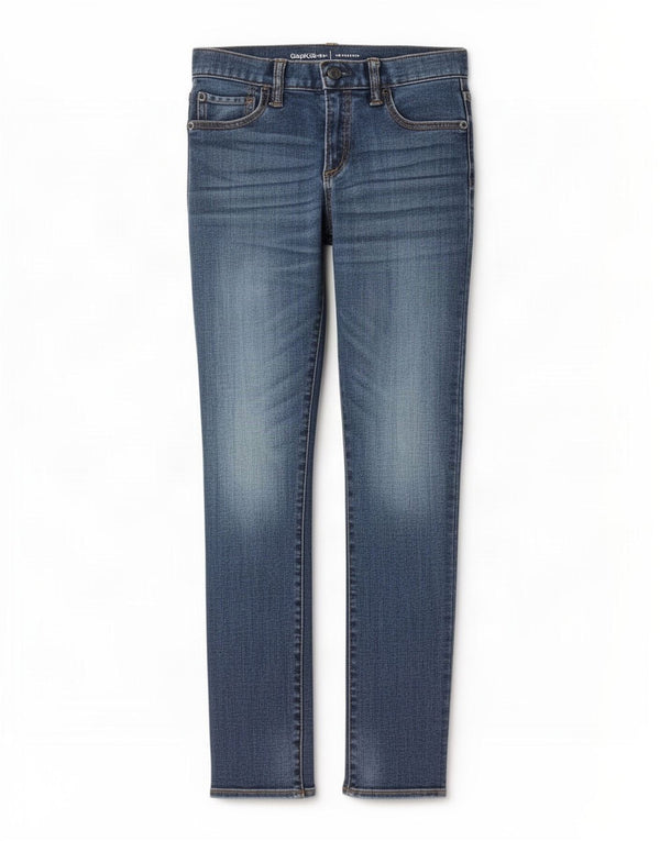 Gap Vaqueros súper ajustados para niñas 9-10 años W26 L25 Algodón azul