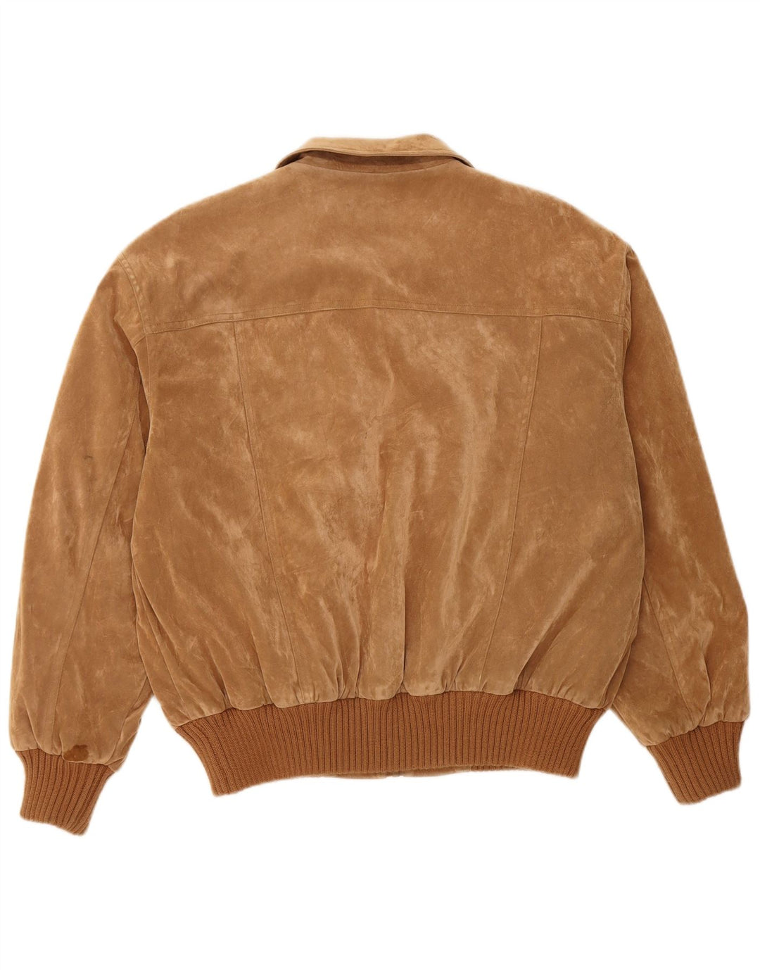 VINTAGE Mens Bomber Jacket UK 42 XL Brown Polyester