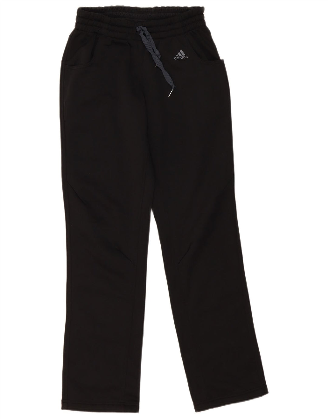 Adidas Mujer Climalite Chándal Pantalones UK 10 Pequeño Negro Poliéster