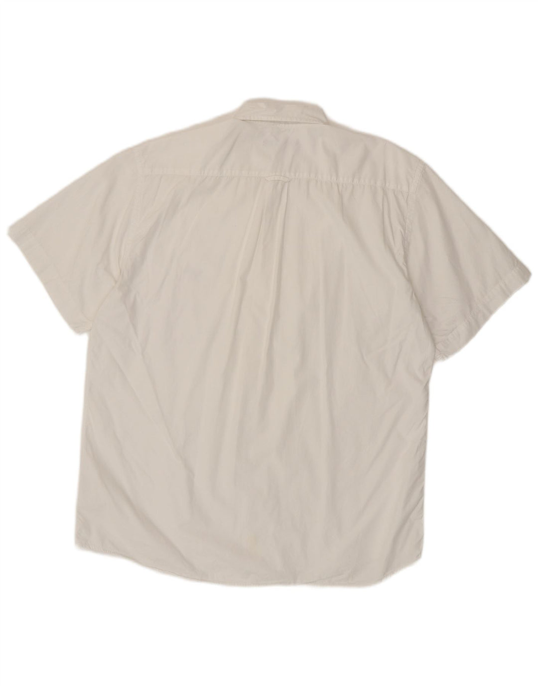 Gant Camisa Regular Fit De Manga Corta Para Hombre Algodón Blanco Grande