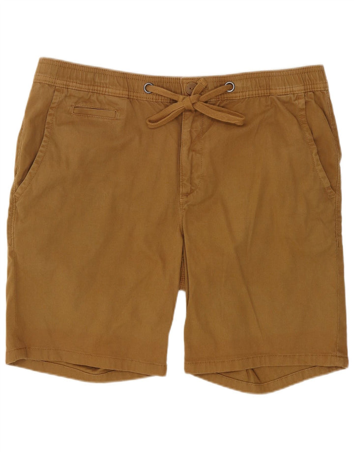 Superdry Pantalones cortos chinos medianos W34 de algodón caqui para hombre