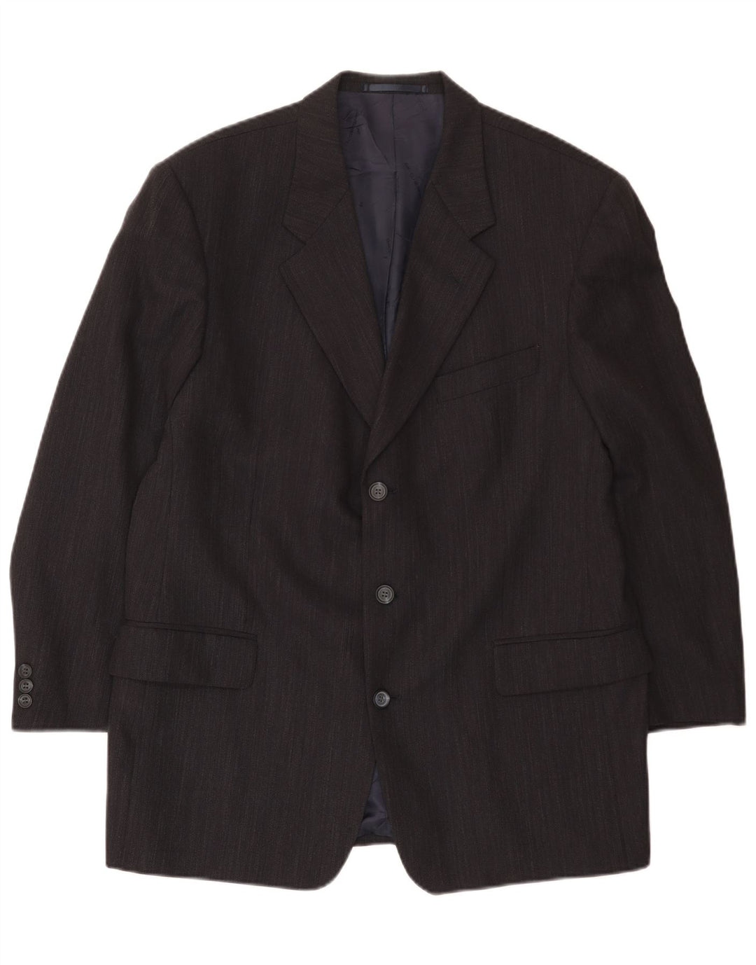 Daniel Hechter Chaqueta tipo blazer de 3 botones para hombre UK 40 Large Azul marino Lana virgen