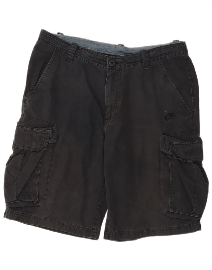 Nike - Pantalones cortos cargo para hombre W34 grande azul marino