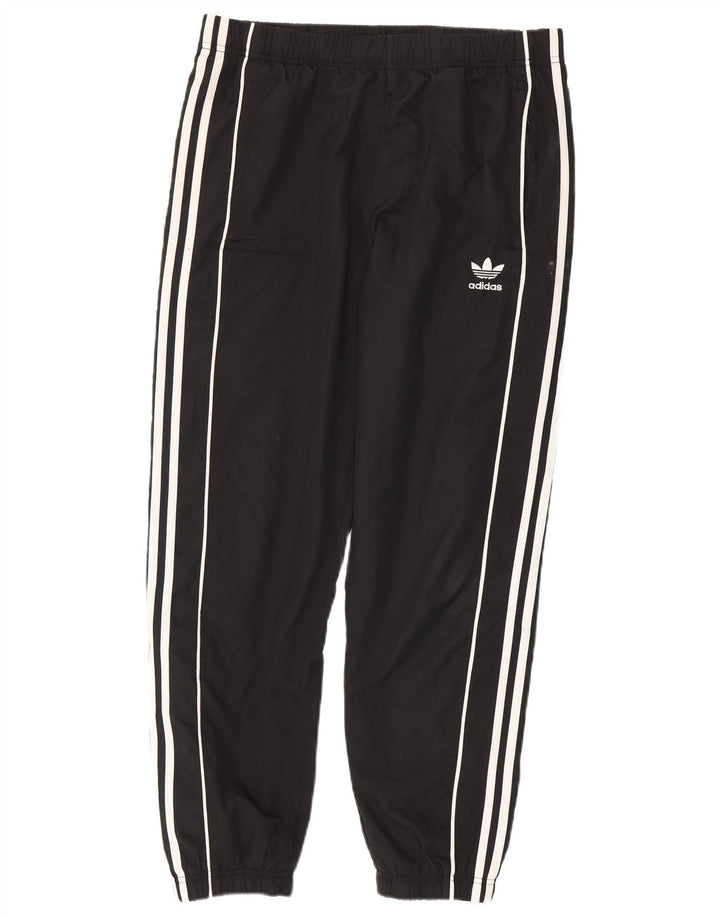 Adidas Hombre Pantalones De Chándal Joggers Medium Negro Colorblock Poliéster