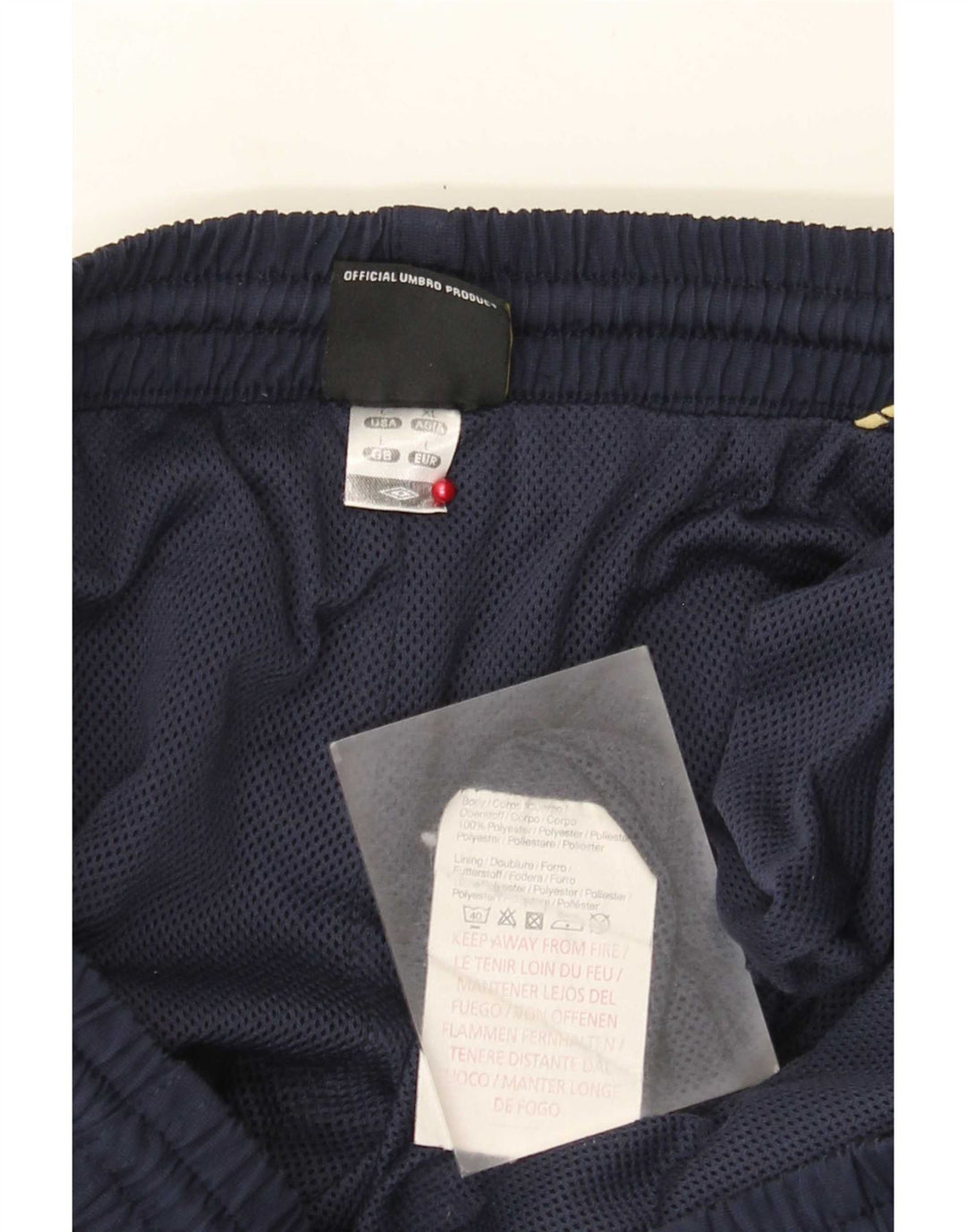 Umbro Pantalones De Chándal Para Hombre Joggers Large Azul Marino Colorblock Poliéster