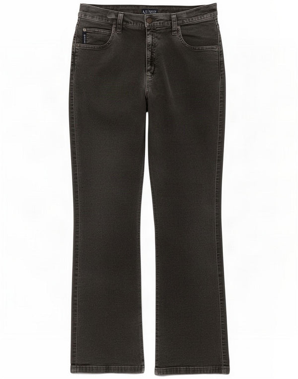 Pantalones informales Armani de cintura alta para mujer W33 L31 Algodón verde