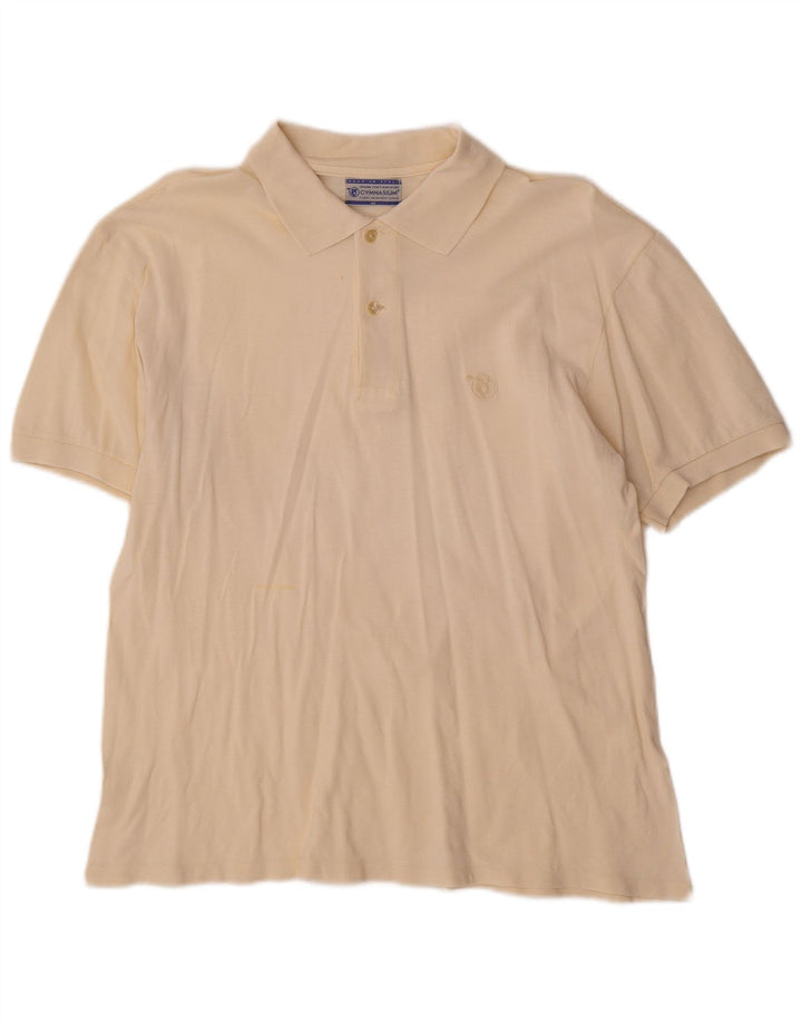 Polo Gymnasium Hombre Beige Medio