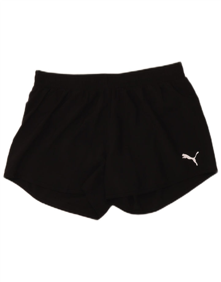 Puma Pantalones cortos deportivos para mujer ES 40 XL Poliéster negro