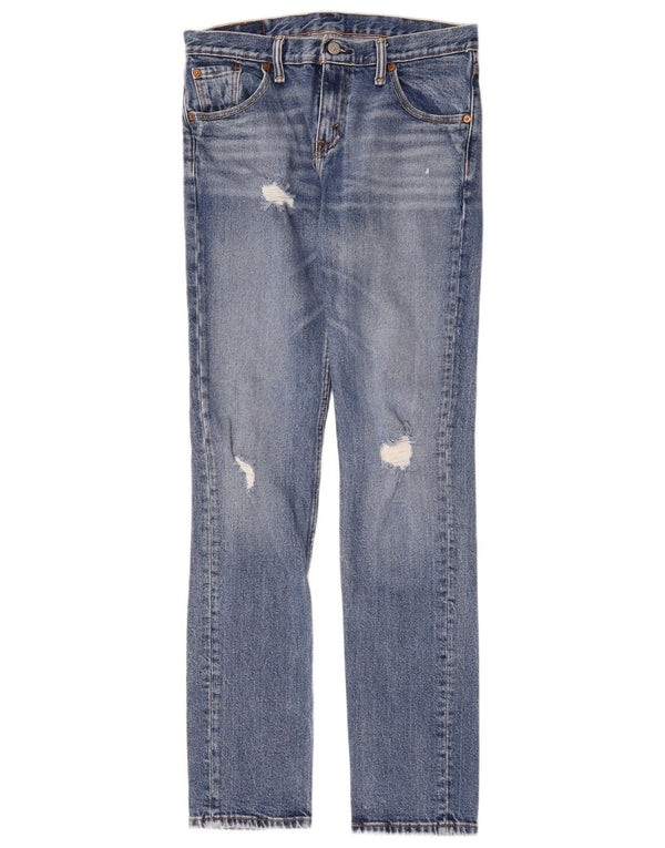 Levi's Mujer 511 Vaqueros Slim Desgastados W29 L32 Algodón Azul