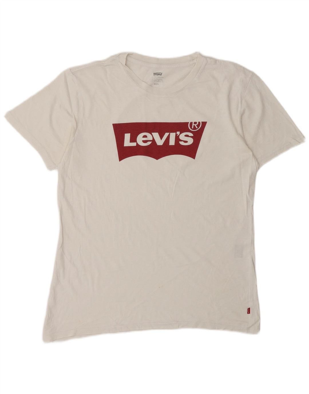 LEVI'S Camiseta gráfica para hombre Top Medium White