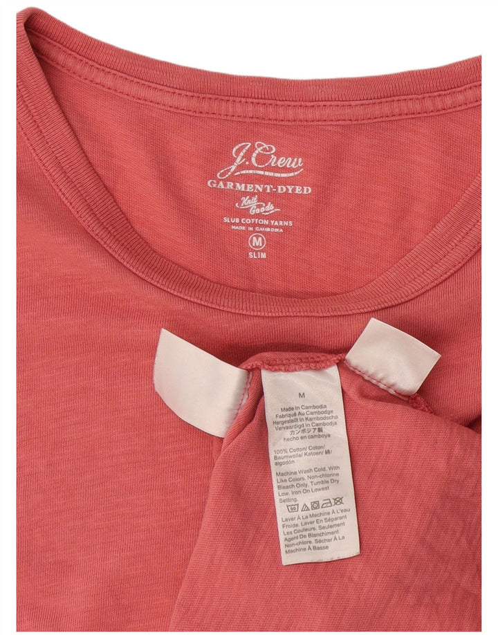 J. Crew - Camiseta ajustada para hombre, color rosa medio, algodón