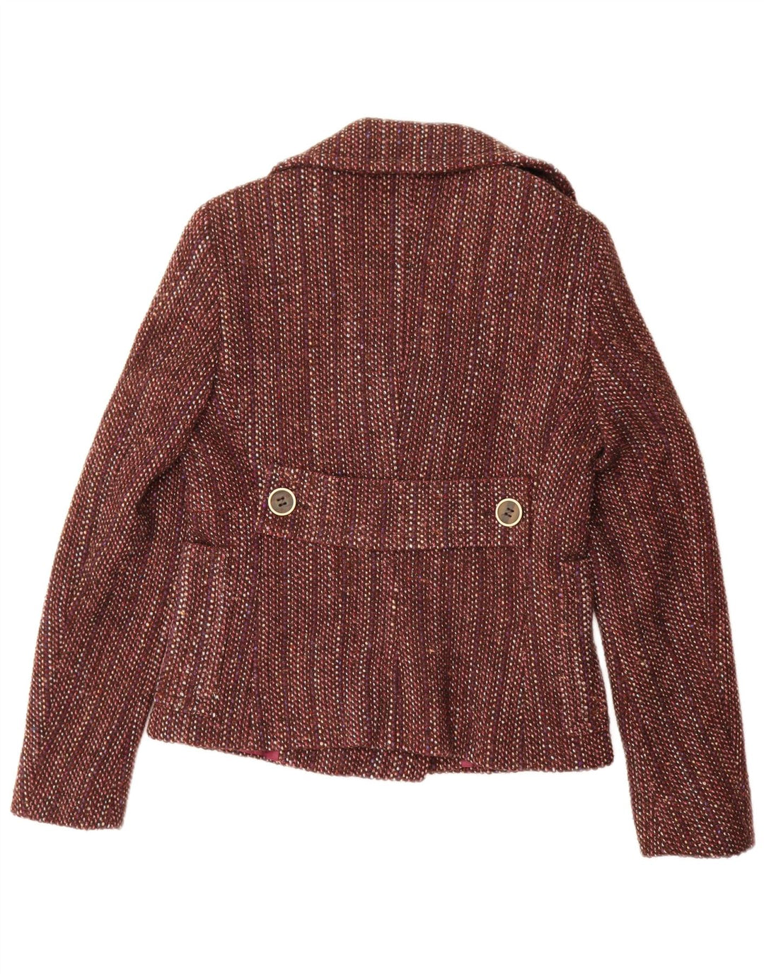 Max & Co. Chaqueta tipo blazer con doble botonadura para mujer Reino Unido 42 Marrón medio moteado