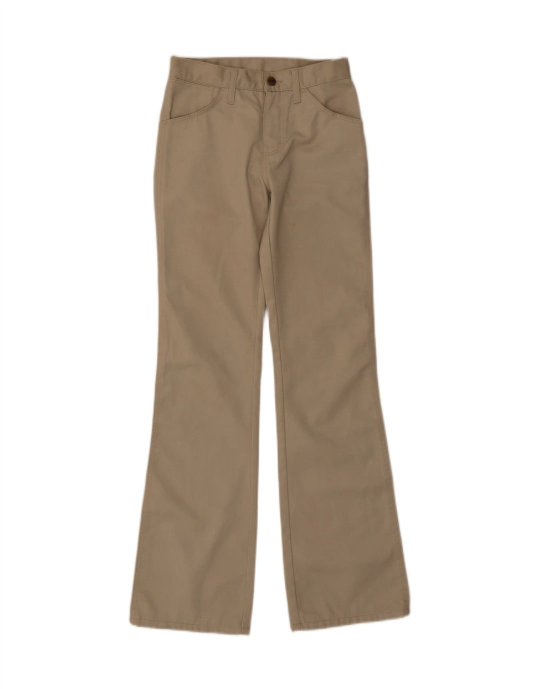 WRANGLER Pantalones casuales con corte de bota para mujer W26 L32 Algodón beige