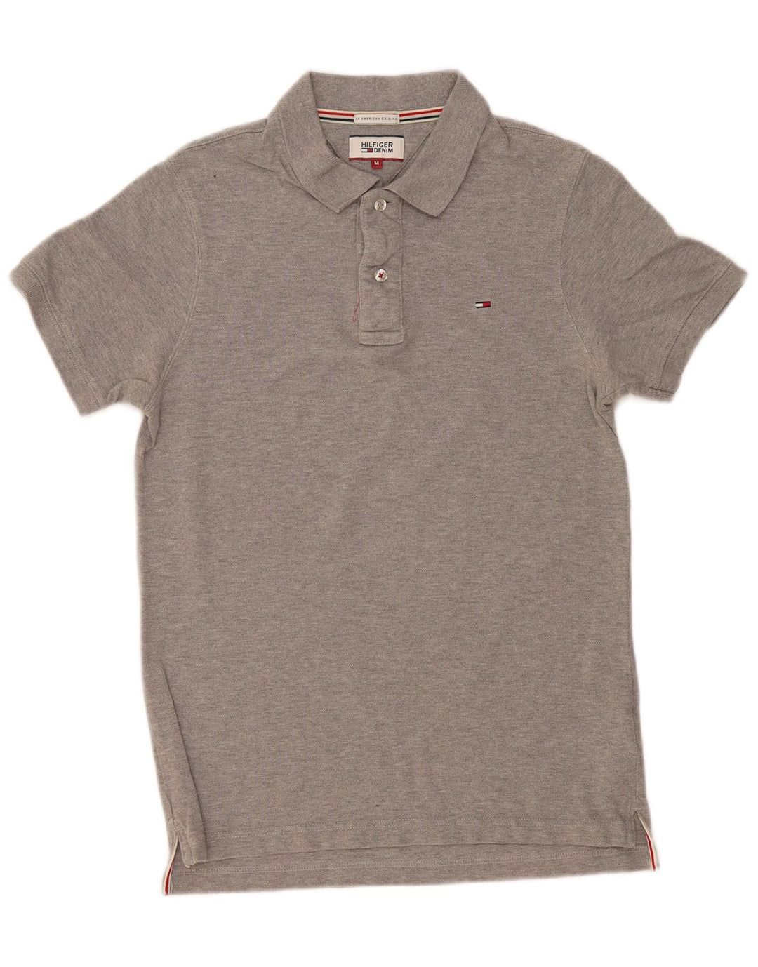 Polo Tommy Hilfiger Hombre Algodón Gris Medio