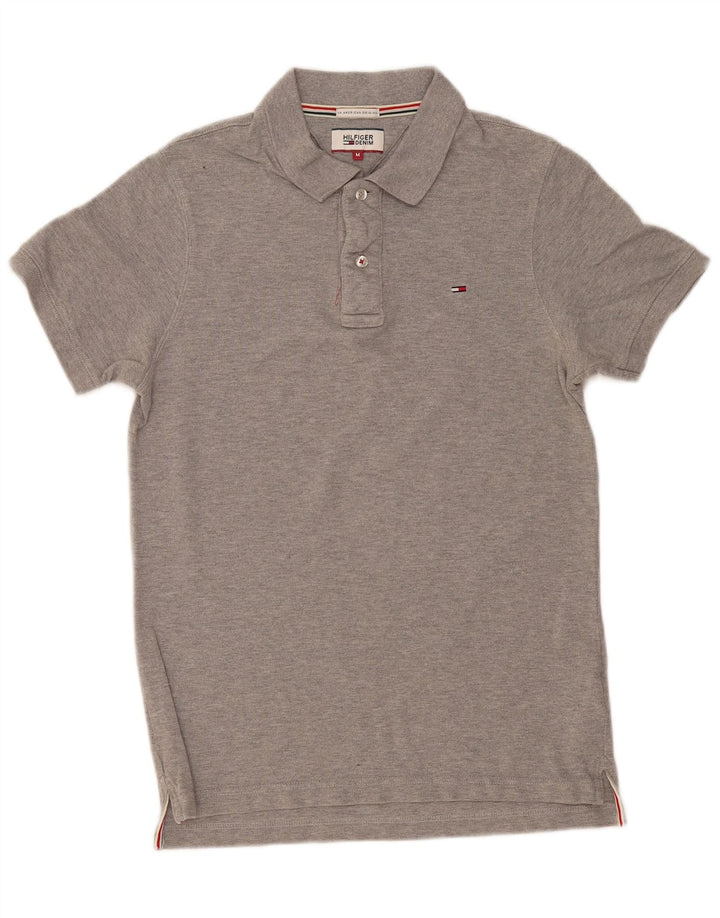 Polo Tommy Hilfiger Hombre Algodón Gris Medio