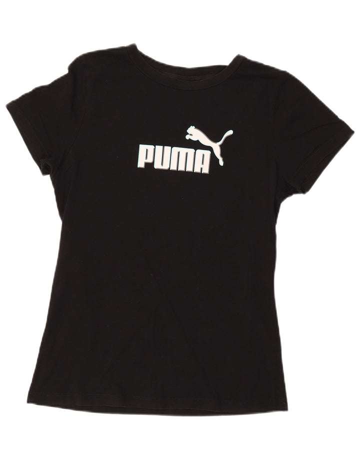 PUMA Camiseta gráfica para mujer, talla 40, talla grande, color negro