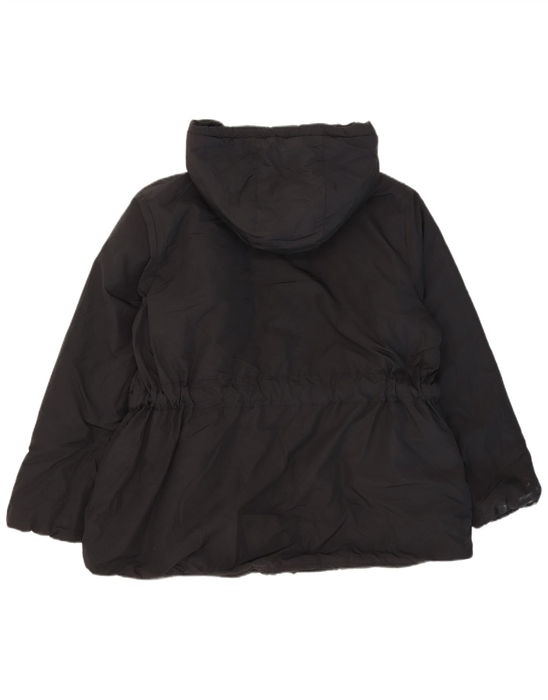 Marks & Spencer Chaqueta acolchada con capucha para mujer UK 20 2XL Poliéster negro