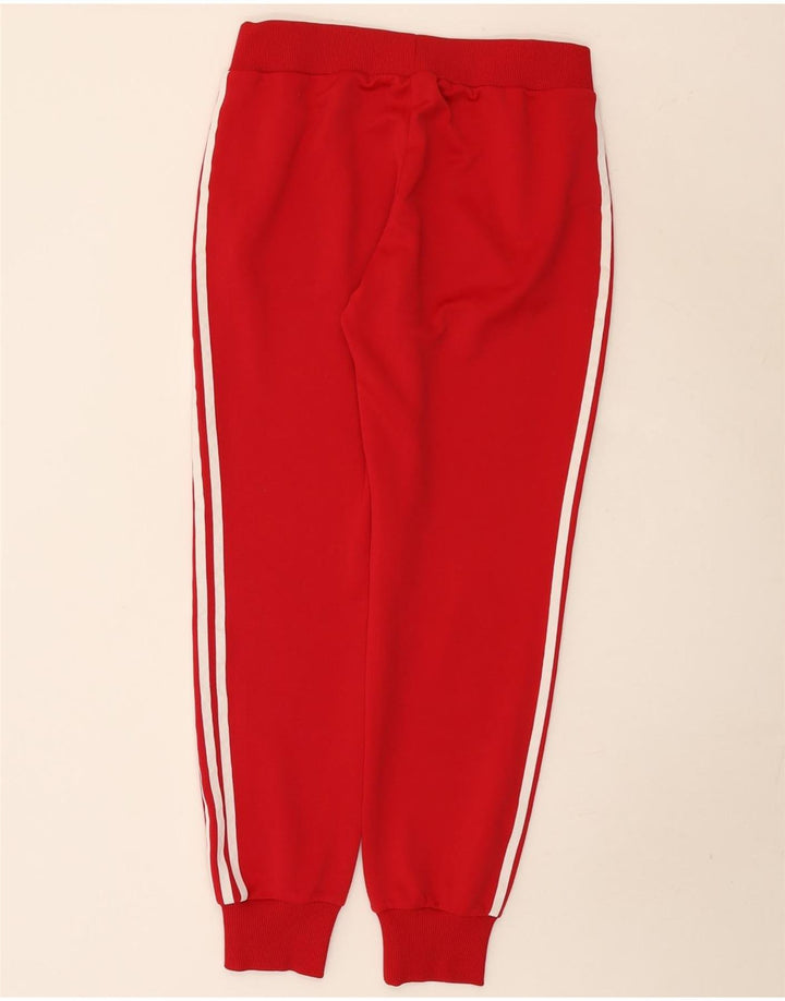 Adidas Mujer Chándal Pantalones Joggers UK 40 Grande Poliéster Rojo