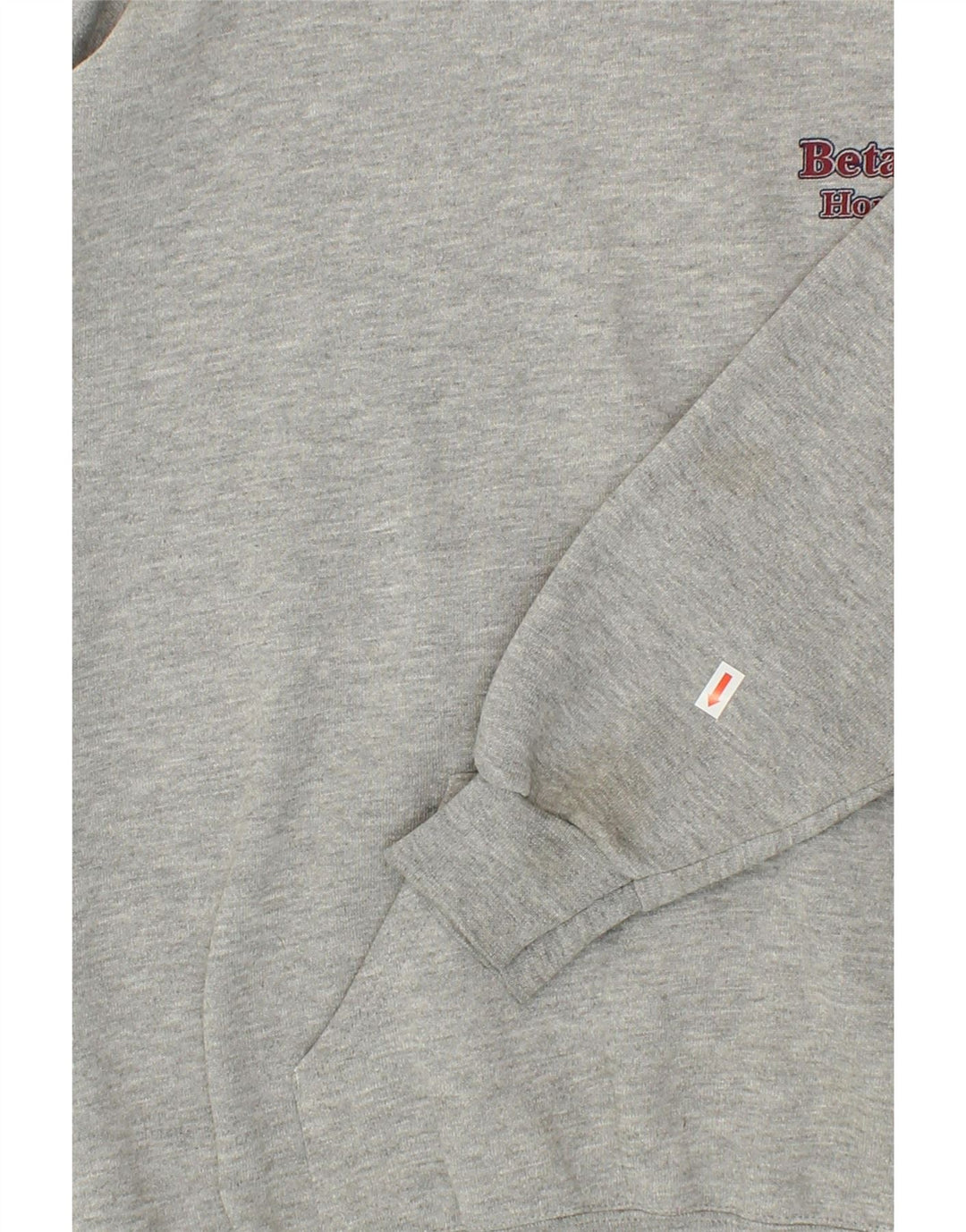 LEE Womens Graphic Hoodie Jumper UK 16 Large Grey Vintage Lee and Second-Hand Lee from Messina Hembry 