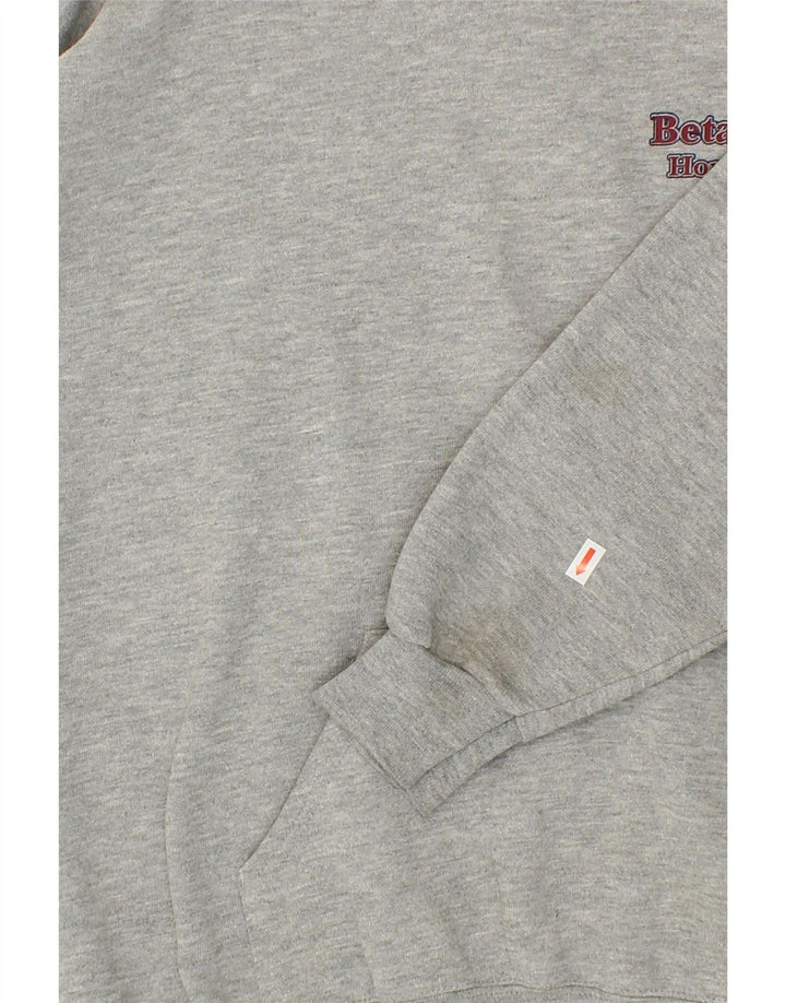 LEE Womens Graphic Hoodie Jumper UK 16 Large Grey Vintage Lee and Second-Hand Lee from Messina Hembry 