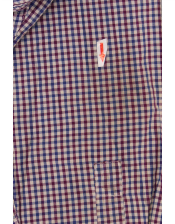 Chaps Camisa Hombre XL Algodón Vichy Azul