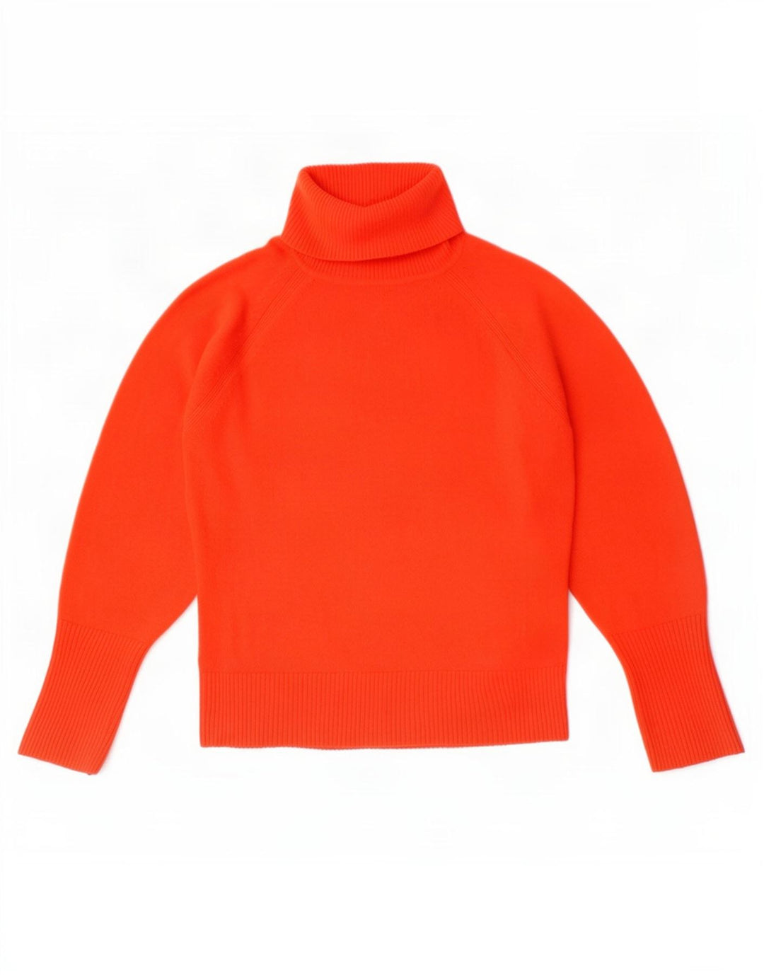 Marks & Spencer Suéter con cuello vuelto para mujer UK 10 Pequeño Acrílico rojo