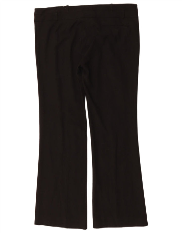 Oasis Pantalones Casuales Bootcut para Mujer UK 12 Medium W34 L29 Poliéster Negro