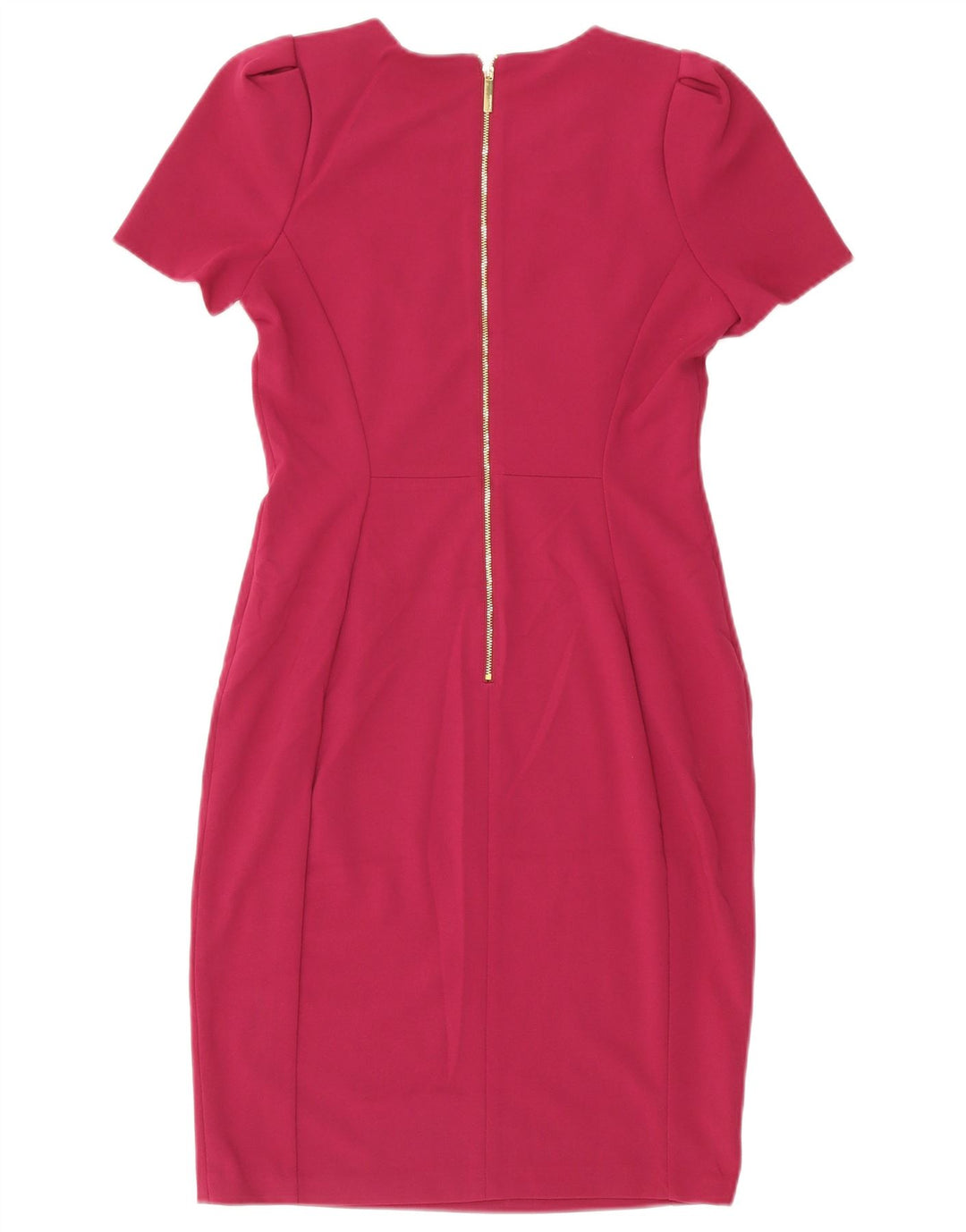 Calvin Klein vestido tubo para mujer US 6 pequeño poliéster rosa