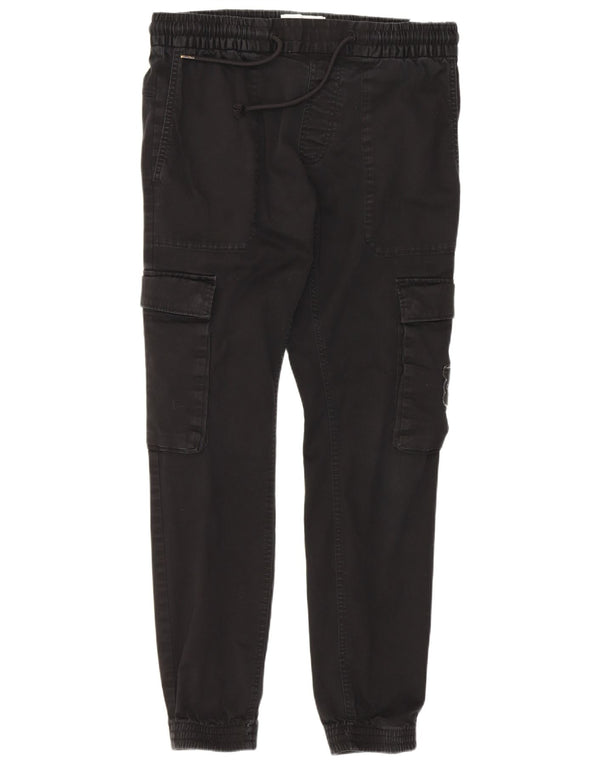 Calvin Klein Joggers para Mujer Pantalones Cargo Medianos W30 L28 Algodón Negro