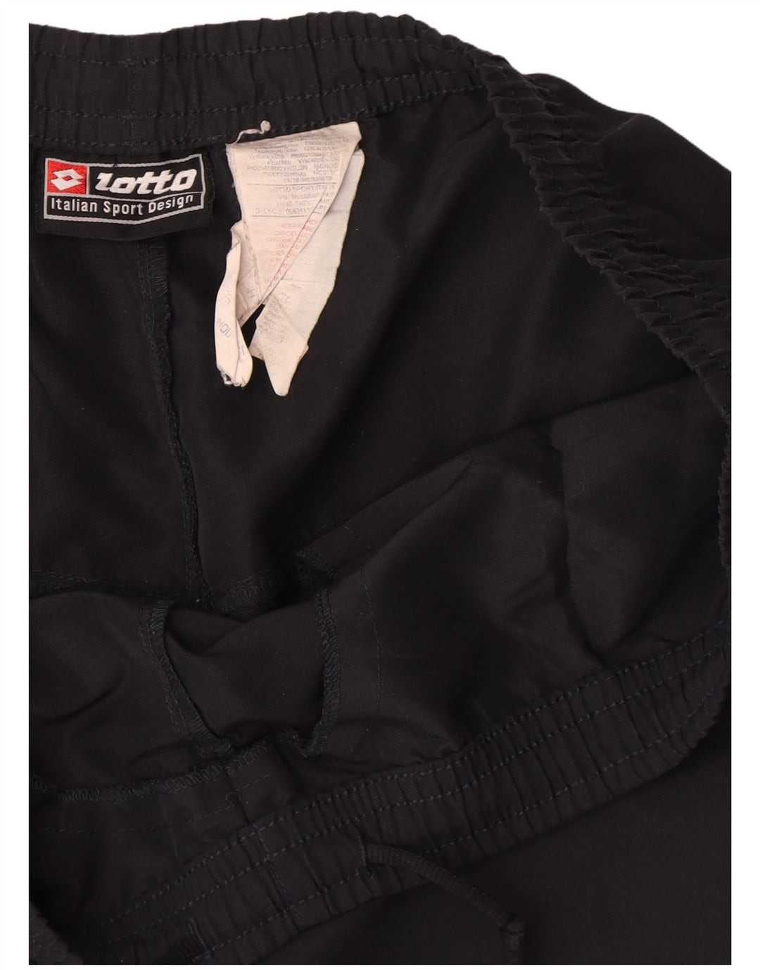 Lotto - Pantalones cortos deportivos para hombre, talla grande, poliéster azul marino
