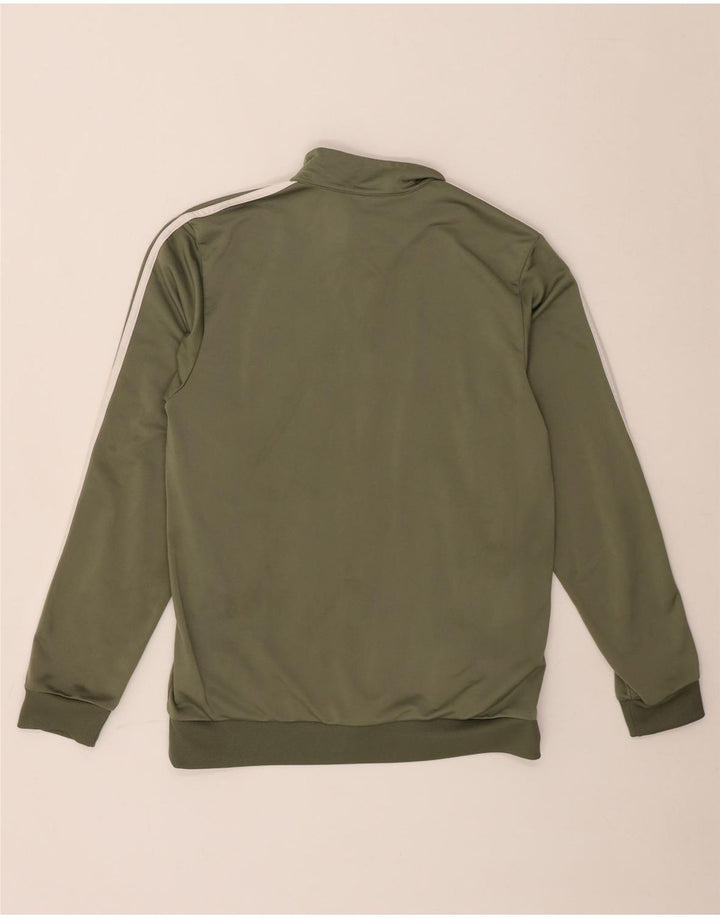 Adidas Hombre Chándal Top Chaqueta Mediano Caqui Poliéster