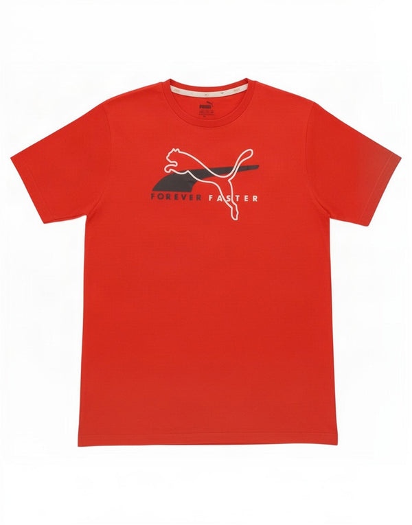 Puma Camiseta gráfica para niño Top 15-16 años Rojo