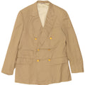 DUNHILL Chaqueta tipo blazer con doble botonadura para hombre UK 38 Medium Beige
