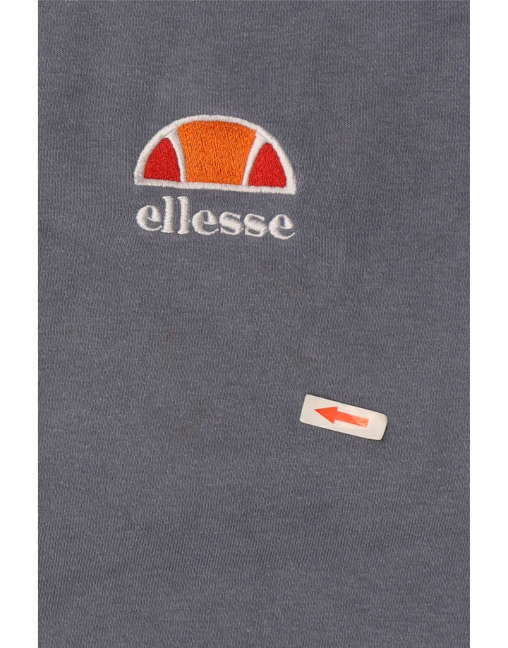 Ellesse - Sudadera gráfica para mujer, talla 40, talla grande, algodón azul