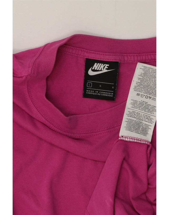 Camiseta NIKE Hombre Top Large Rosa Algodón